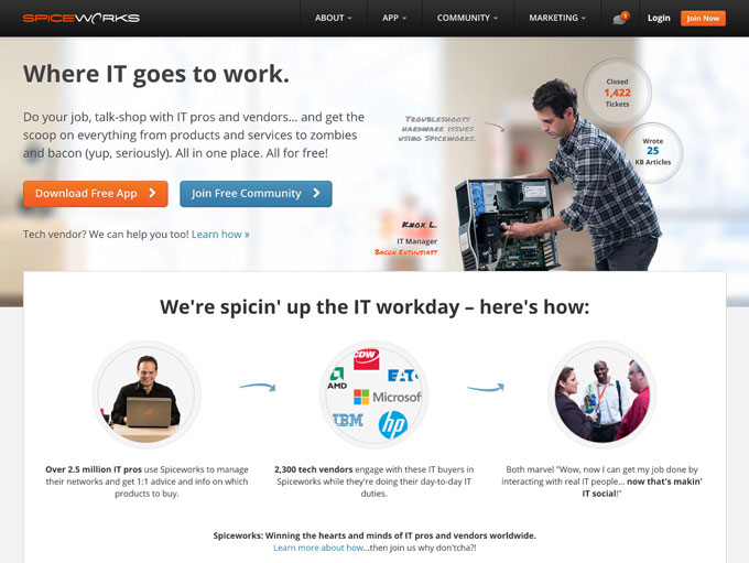 Spiceworks Website Rev